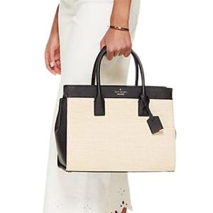 SOLD OUT retails $285 Kate Spade New York
Cameron Street Candace Raffia Satchel